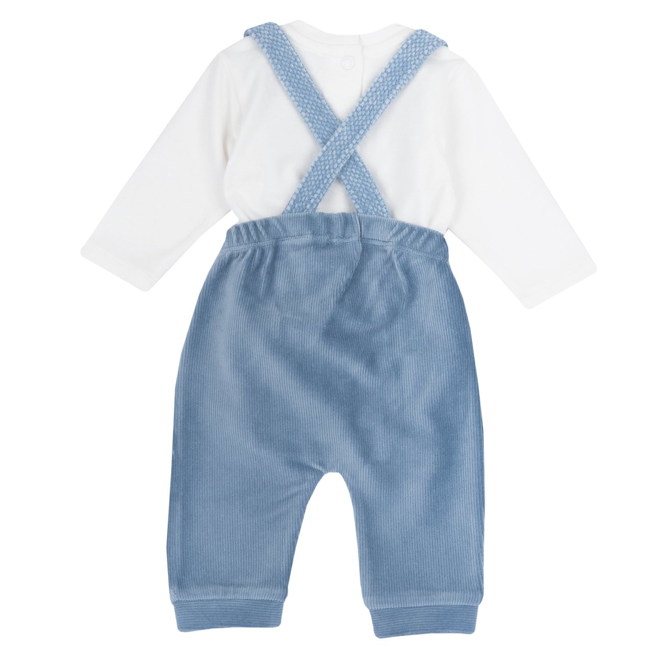 Set van rompertje met broek met bretellen Chicco - 1