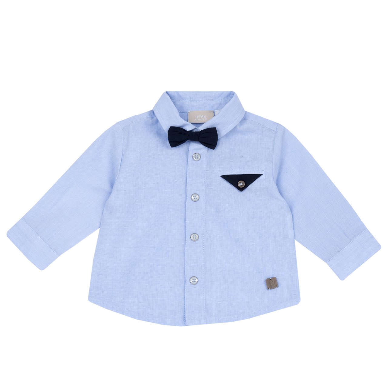 Chemise manches longues avec nœud papillon Chicco - 0