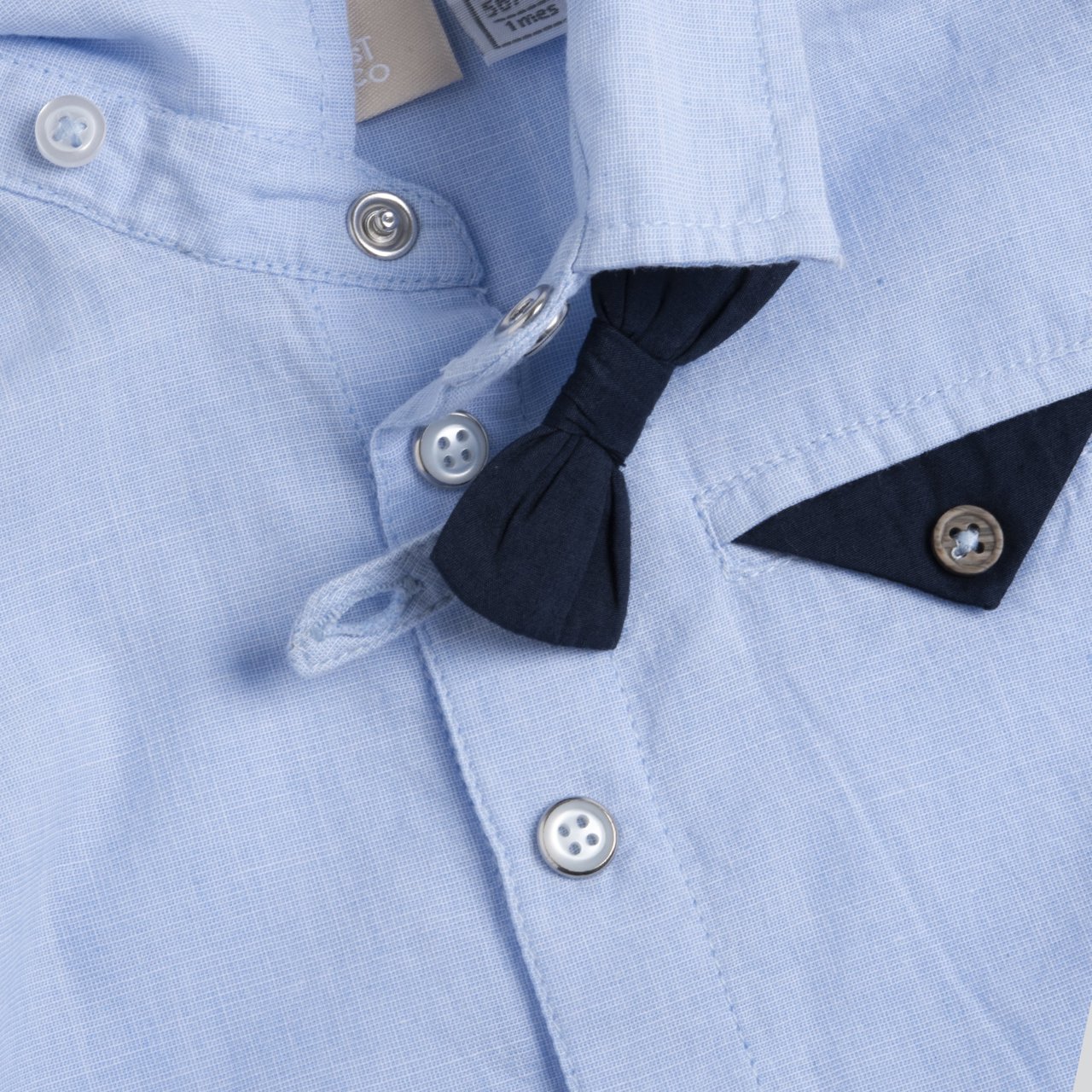 Chemise manches longues avec nœud papillon Chicco - 2