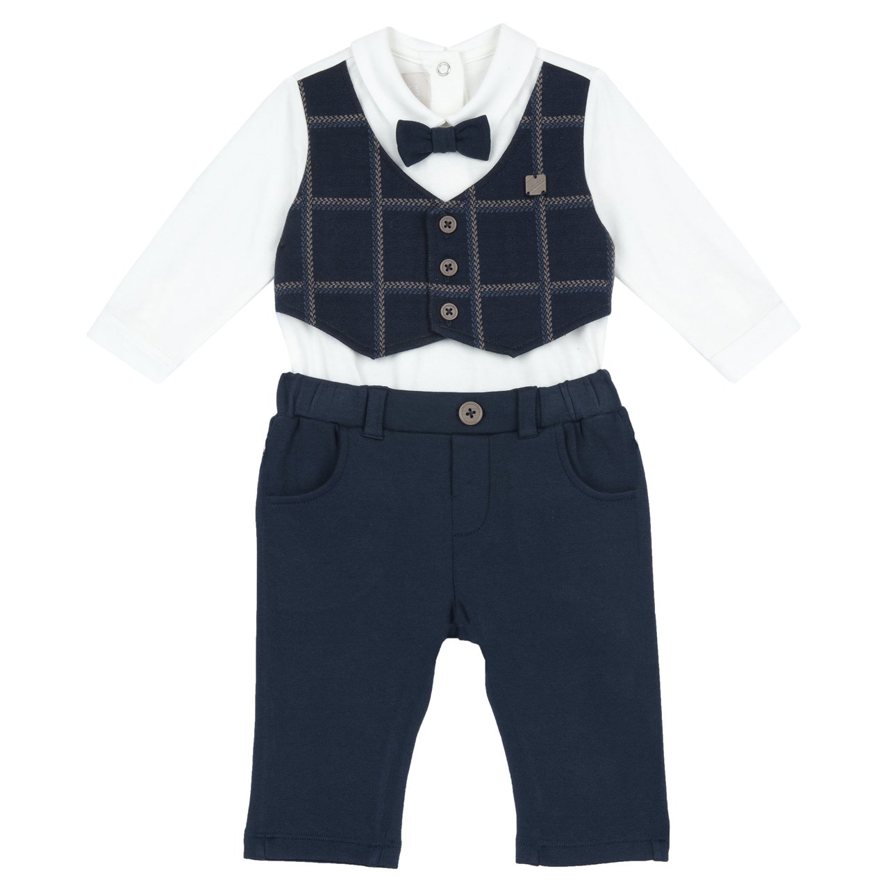 Completo body con pantaloni Chicco - 0