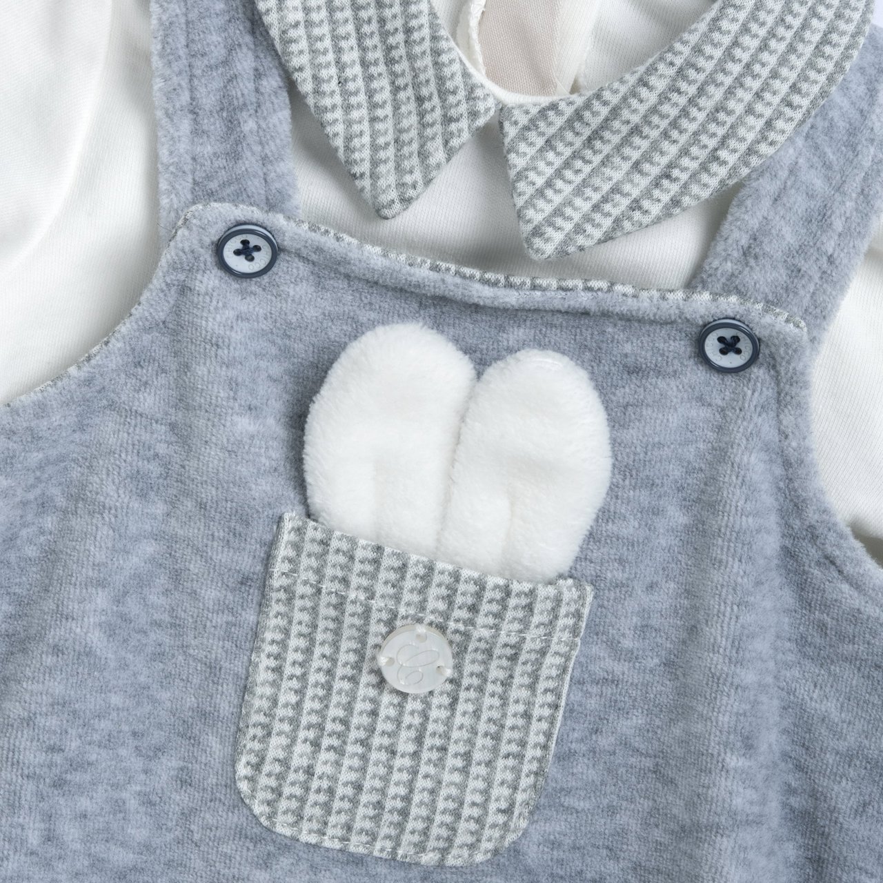 Completo body con salopette lunga Chicco - 6