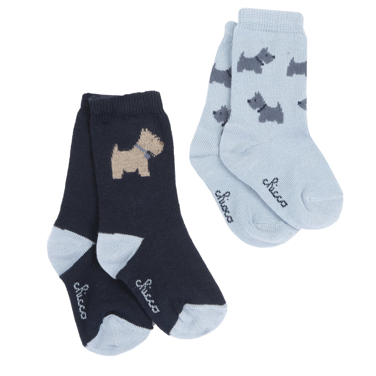 Lot de deux paires de chaussettes hauteur genoux Chicco - 0