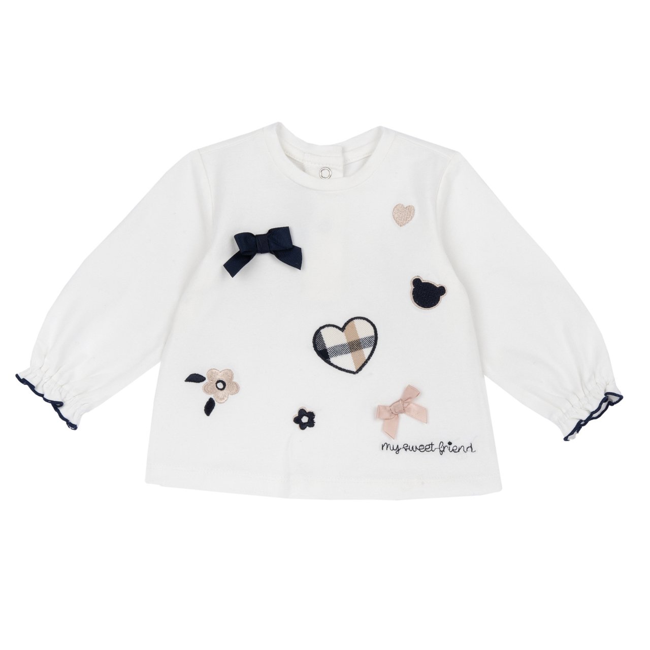 T-shirt avec broderie Chicco - 0