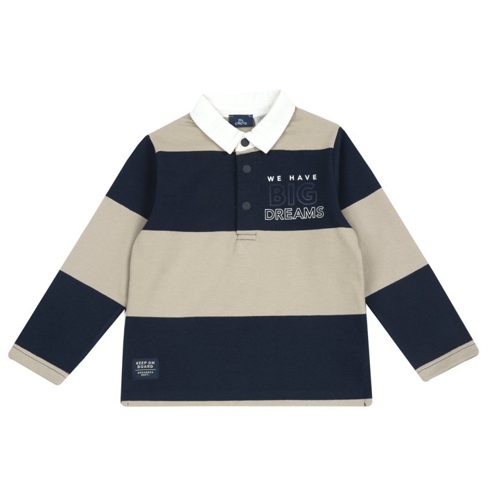 Polo às riscas
