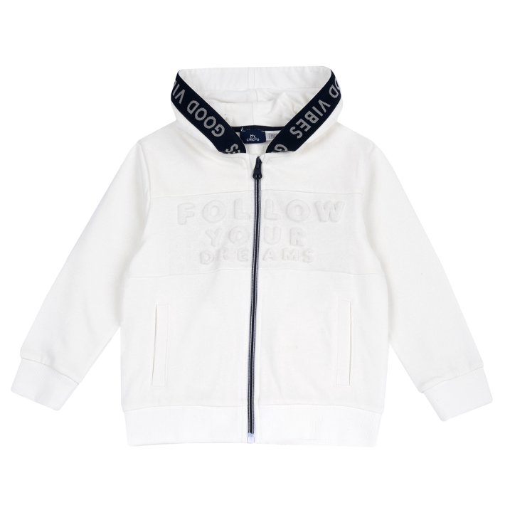 Sweat à capuche et zip
