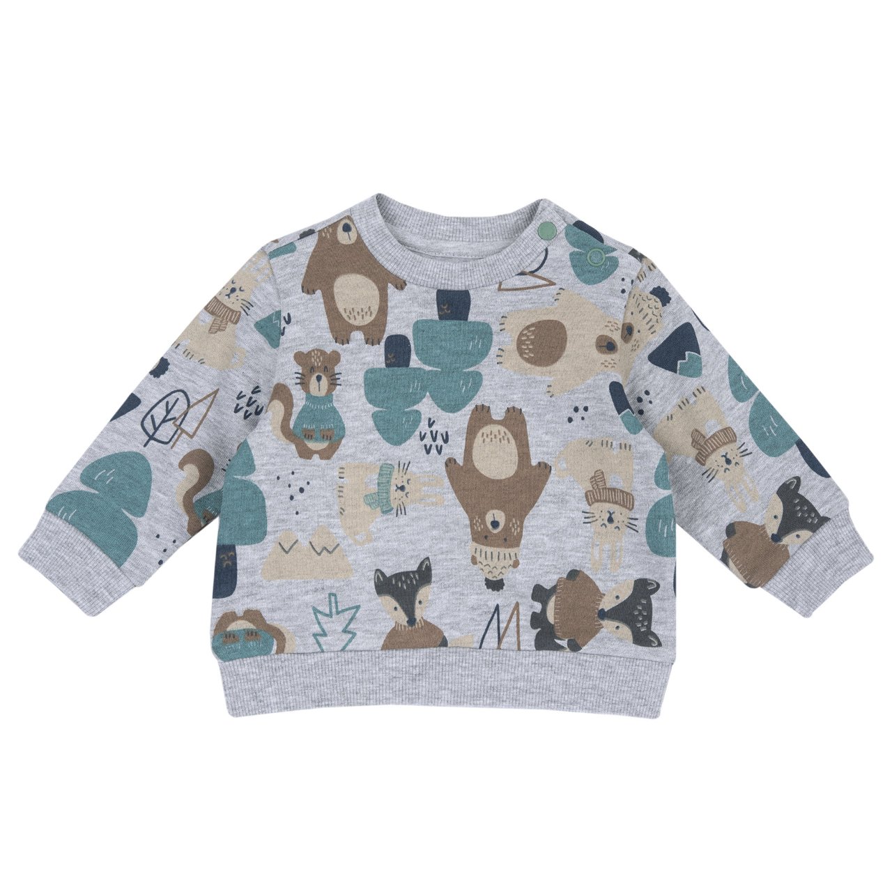 Sudadera de cuello redondo con estampado Chicco - 0