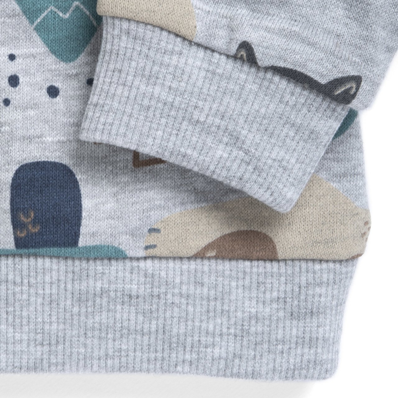 Sudadera de cuello redondo con estampado Chicco - 3