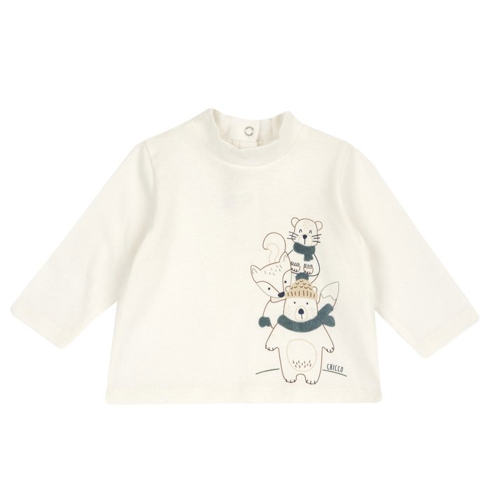 Camiseta de manga larga y cuello alto