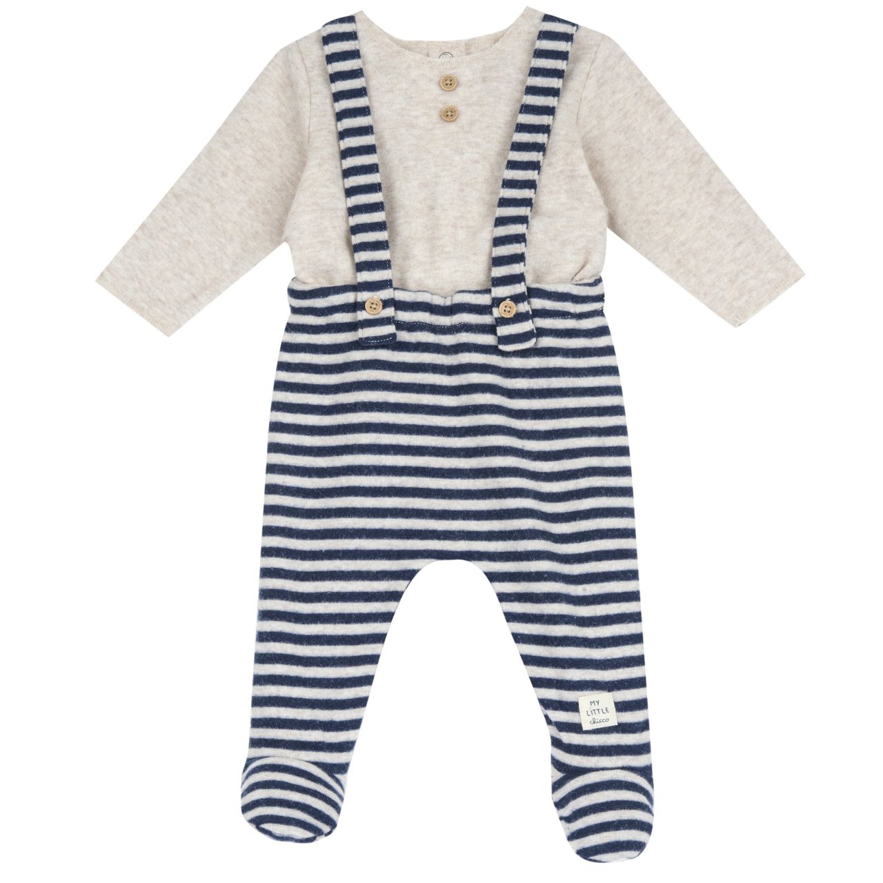 Ensemble pull et pantalon avec petits pieds Chicco - 0