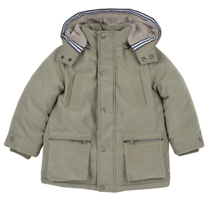 Chaqueta larga acolchada
