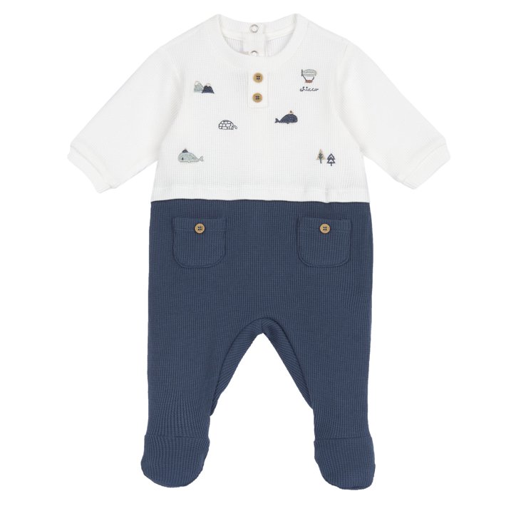 Babygrow abertura nas costas