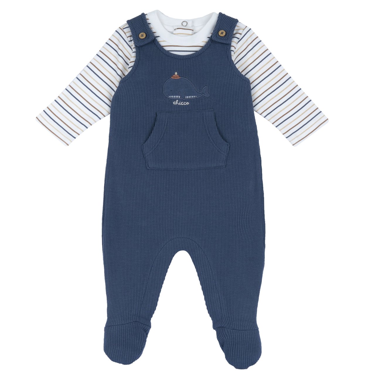 Ensemble body et salopette longue  Chicco - 0