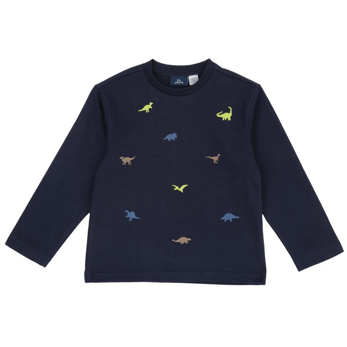 Camisola de manga comprida dinossauro