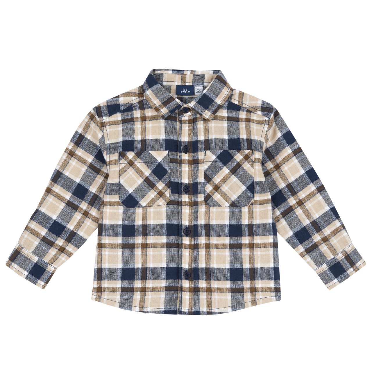 Chemise manches longues à motif Chicco - 0