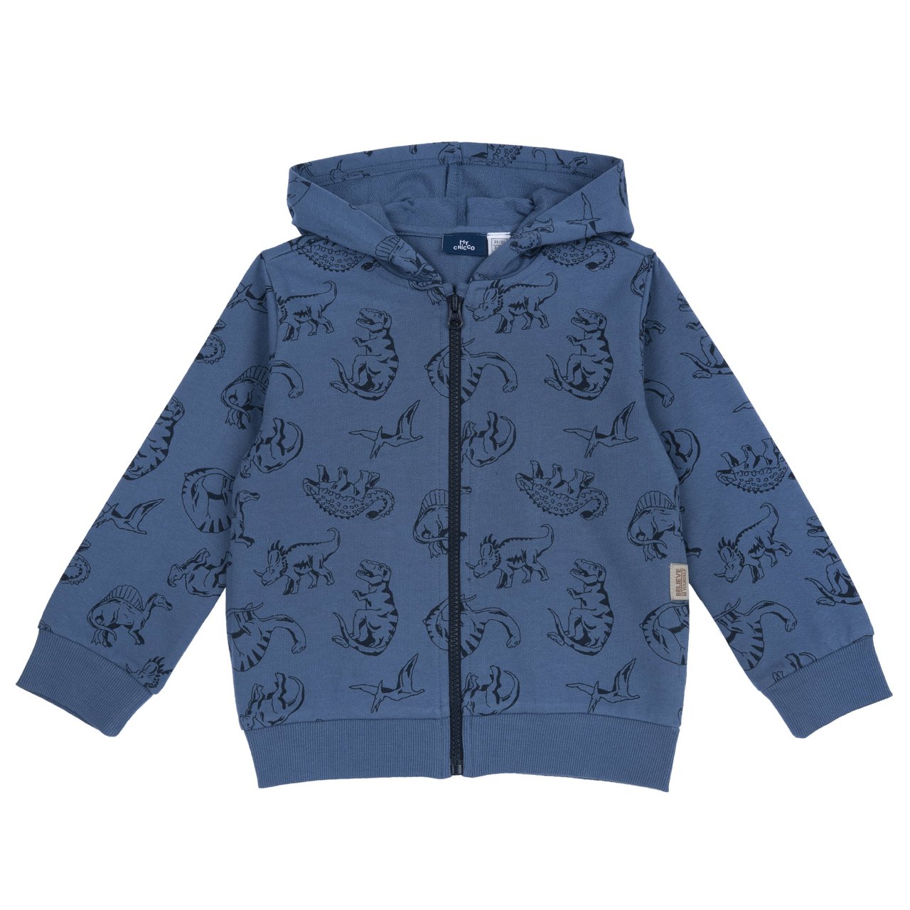 Sweat avec zip motif dinosaure Chicco - 0