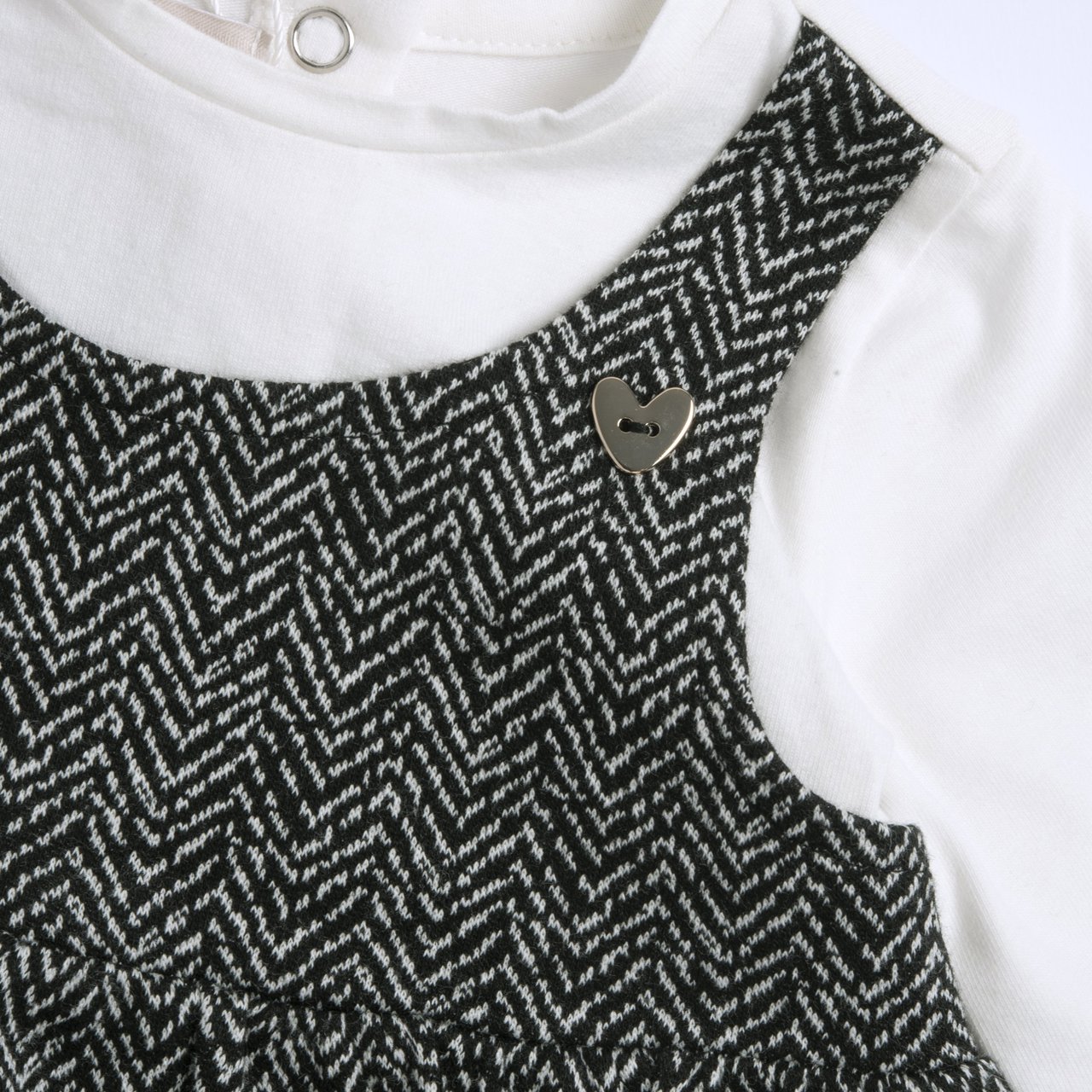 Vestito effetto salopette  Chicco - 2