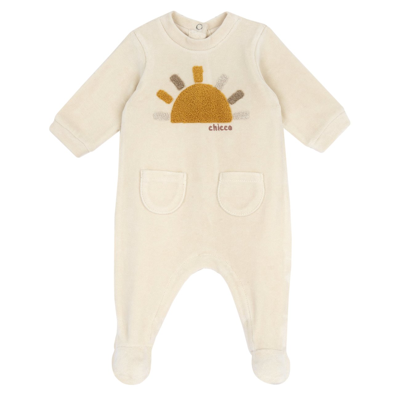 Pijama con abertura en el interior de la pierna Chicco - 0