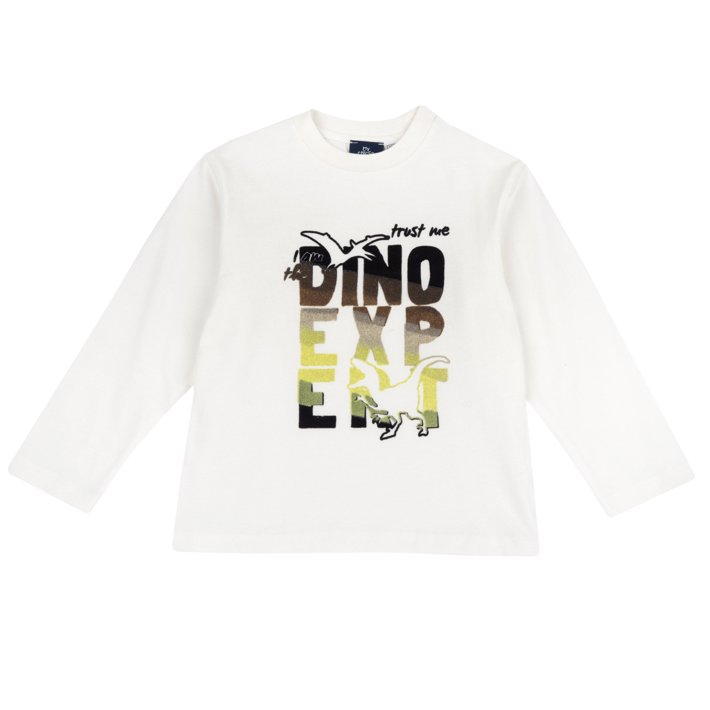 Camisola de manga comprida dinossauro