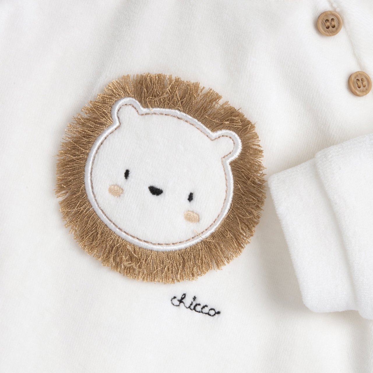 Set met trui en broek met voetjes Chicco - 3