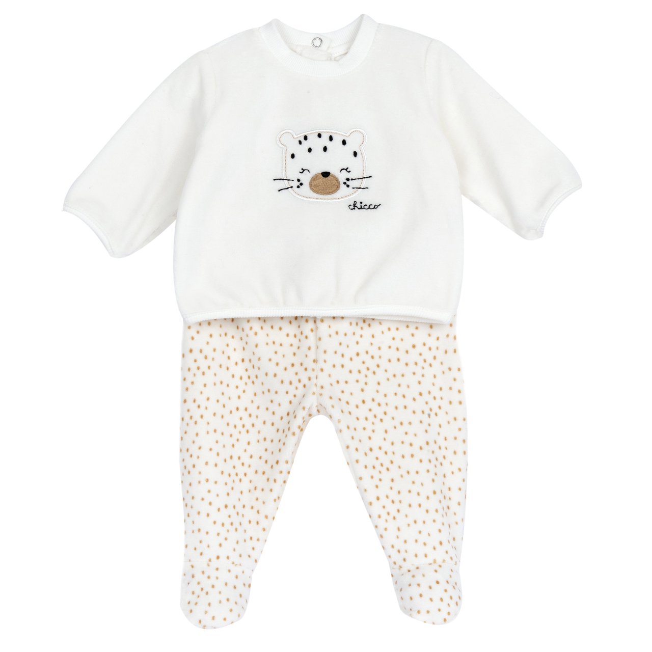 Ensemble pull et pantalon avec petits pieds Chicco - 0