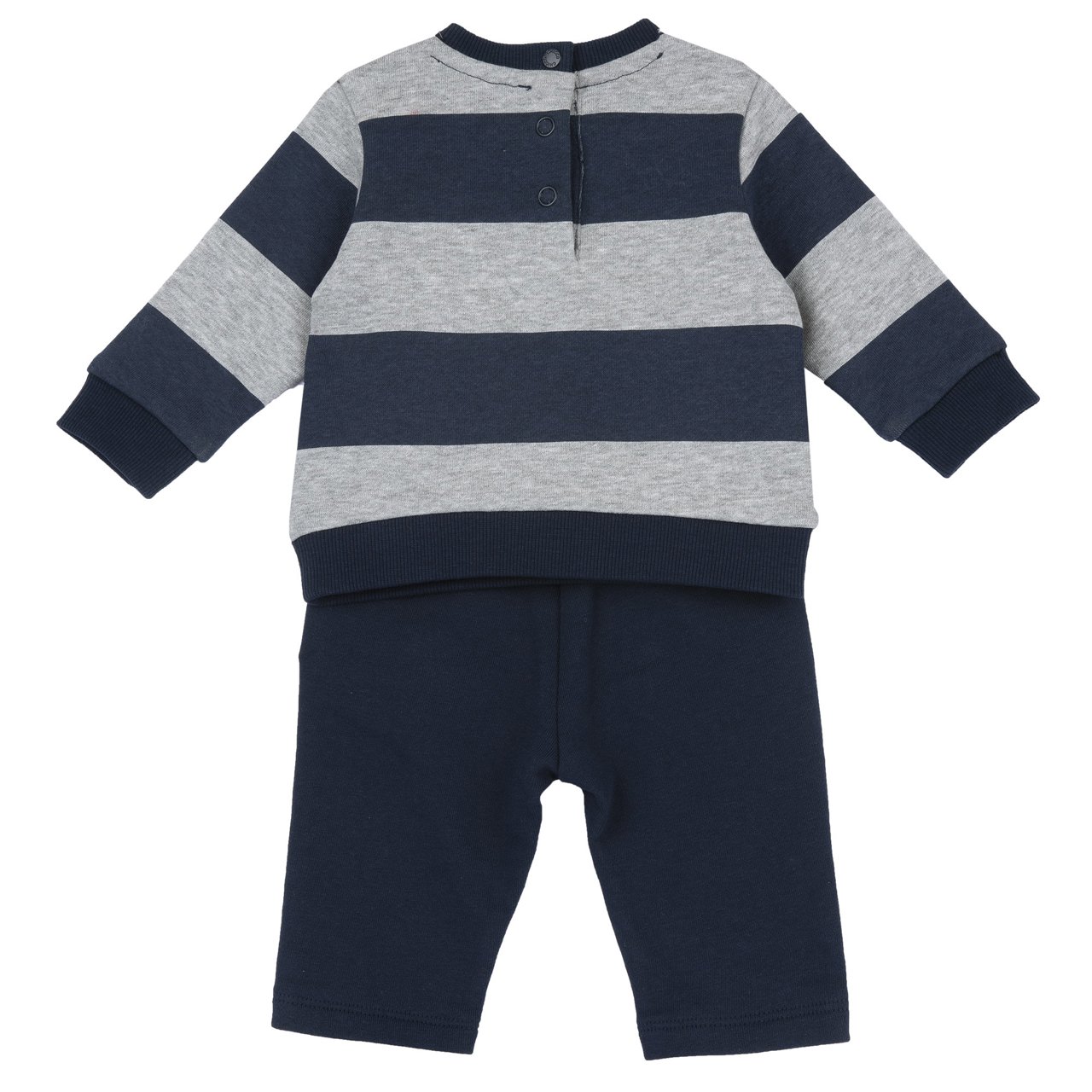 Conjunto con sudadera de cuello redondo y pantalón Chicco - 1