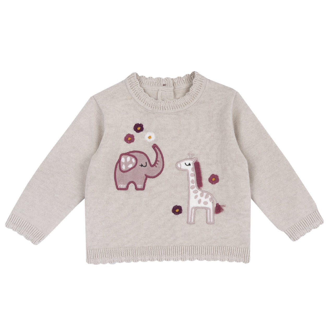 Maglione con ricamo  e applicazioni Chicco - 0