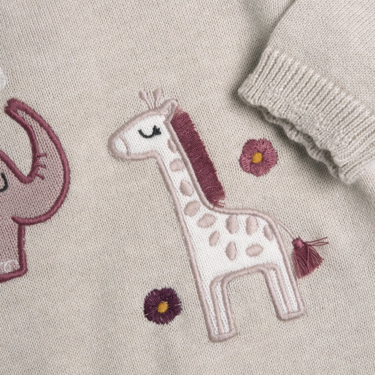 Maglione con ricamo  e applicazioni Chicco - 1