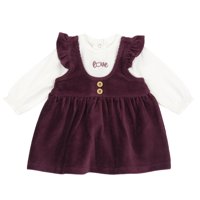 Uzun Kollu Tulum Görünümlü Elbise