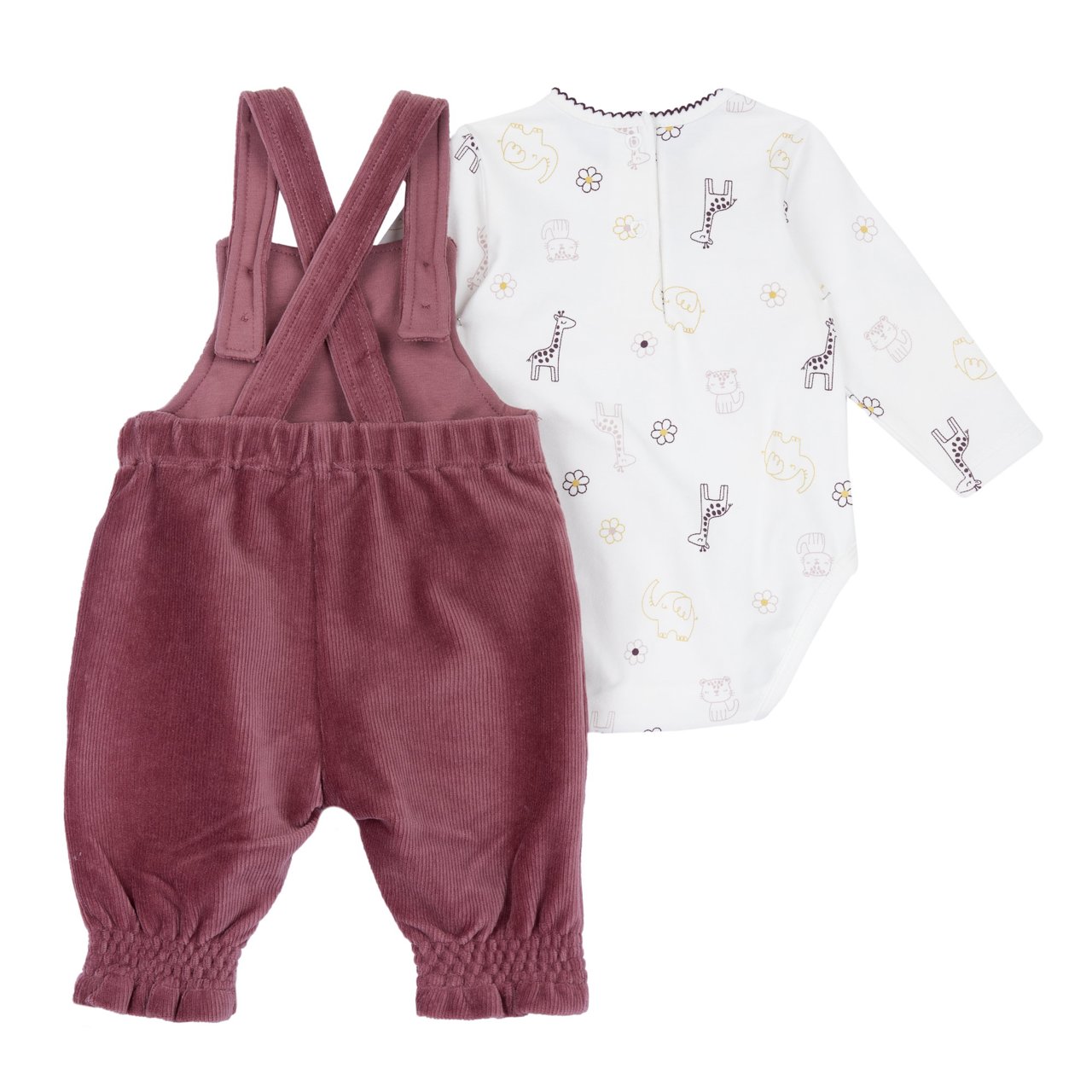 Ensemble body et salopette longue  Chicco - 1