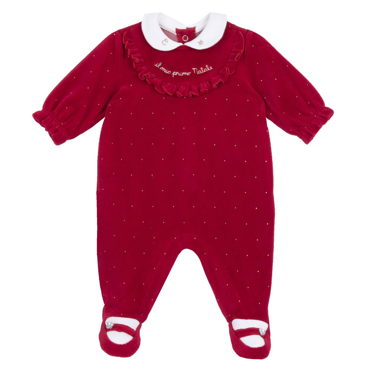 Grenouillère de Noël avec ouverture de l'entre-jambe Chicco - 0