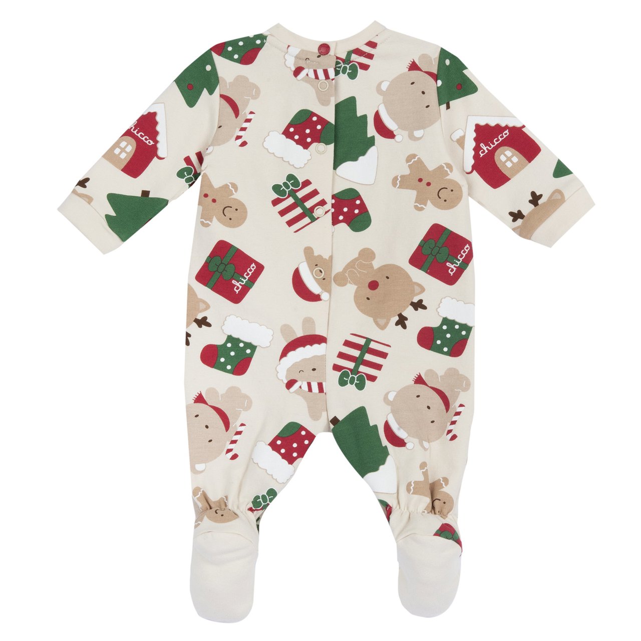 Grenouillère de Noël avec ouverture de l'entre-jambe Chicco - 1