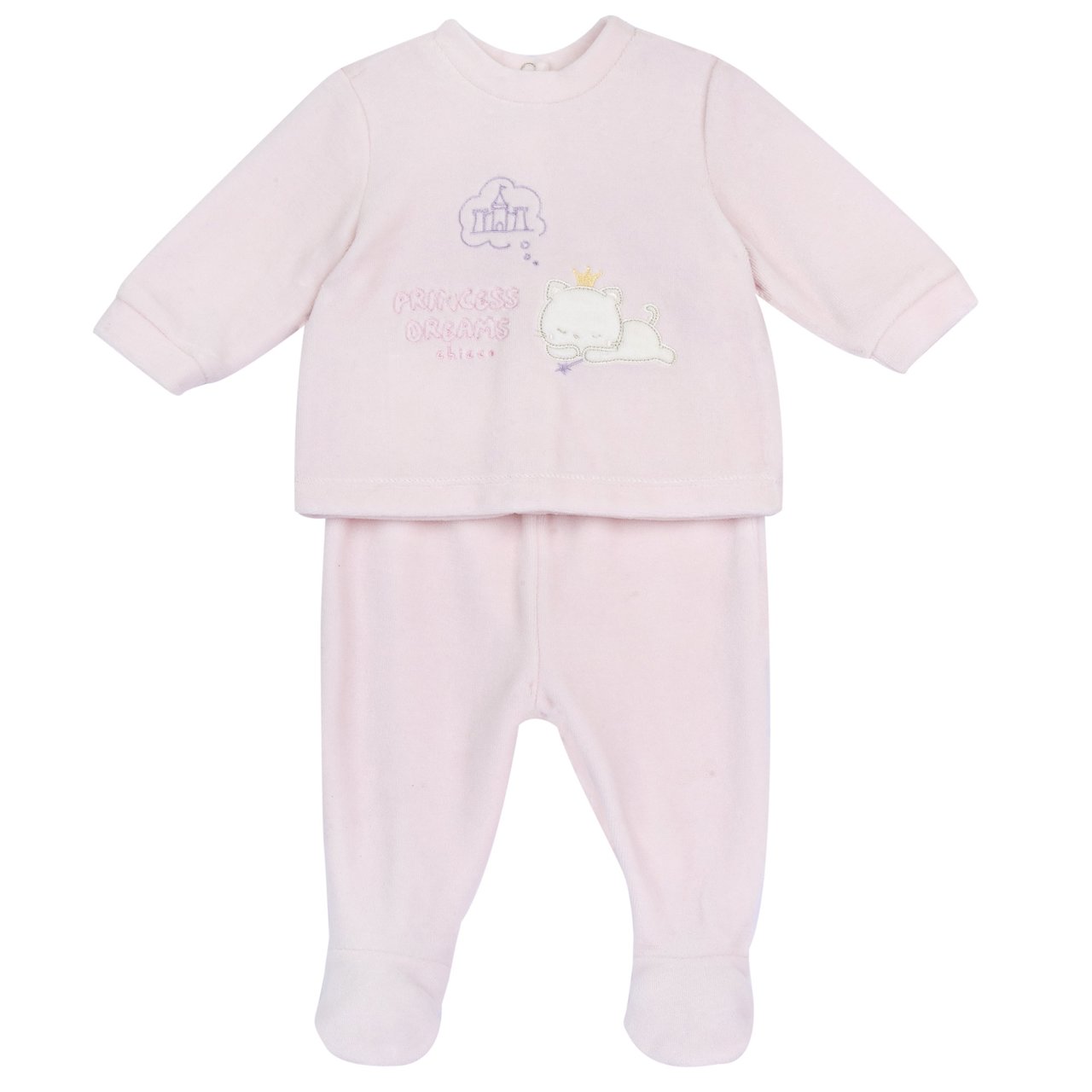 Ensemble pull et pantalon avec petits pieds Chicco - 0
