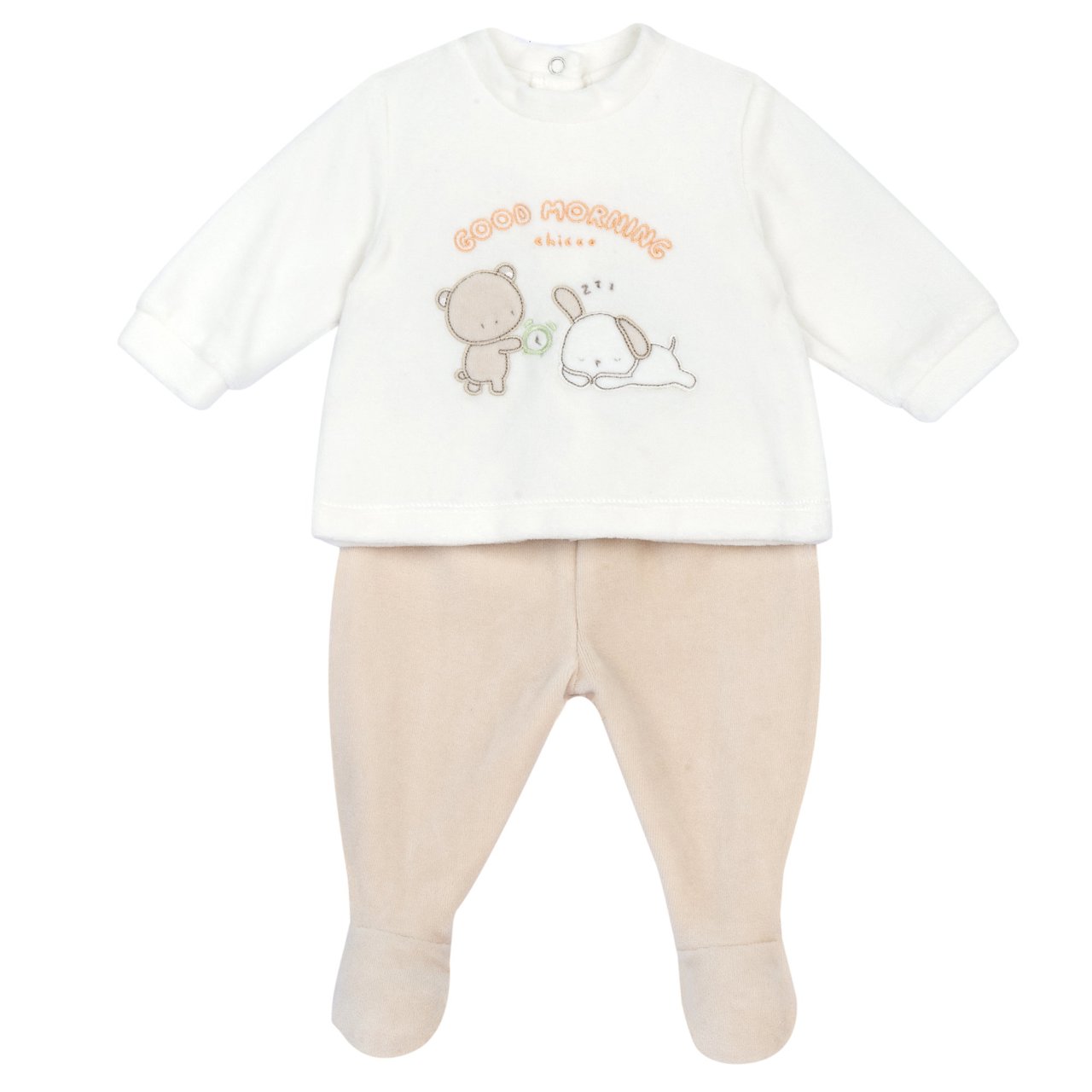 Ensemble pull et pantalon avec petits pieds Chicco - 0