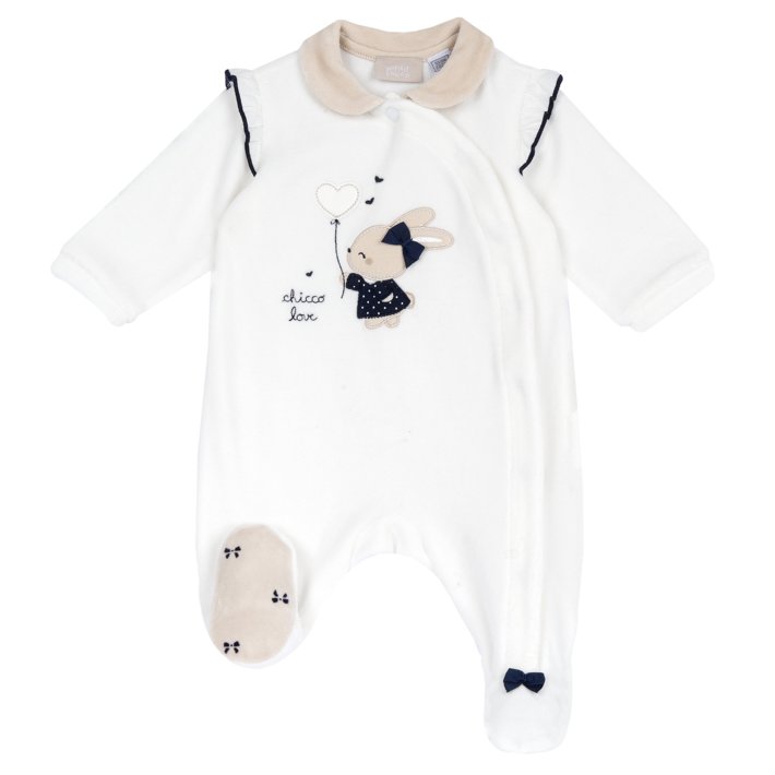 Babygrow com abertura à frente