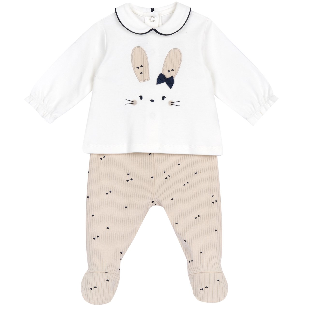 Set met trui en broek met voetjes Chicco - 0