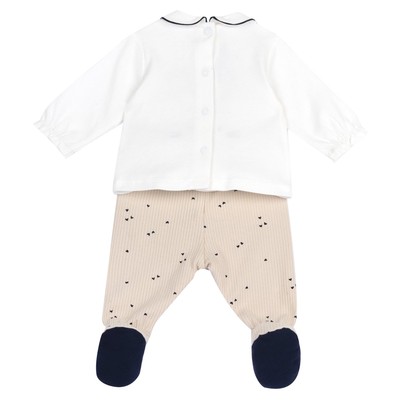 Set met trui en broek met voetjes Chicco - 1