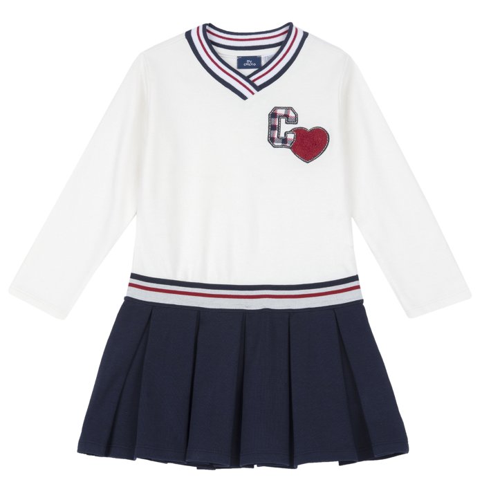 Vestido de manga comprida