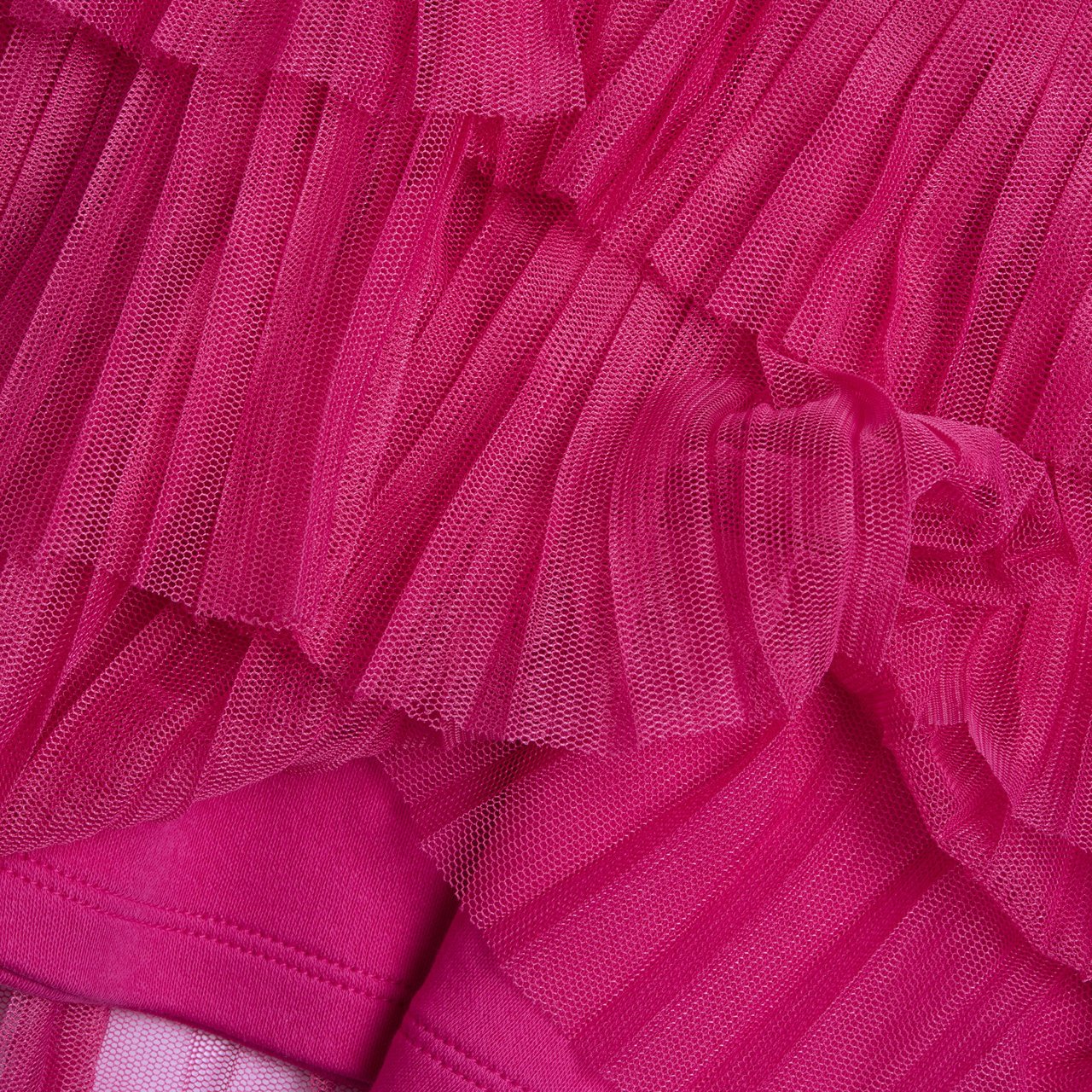 Vestito manica lunga in tulle null - 2