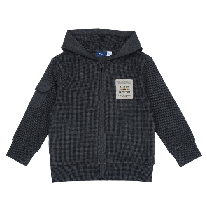 Sweat à capuche et zip