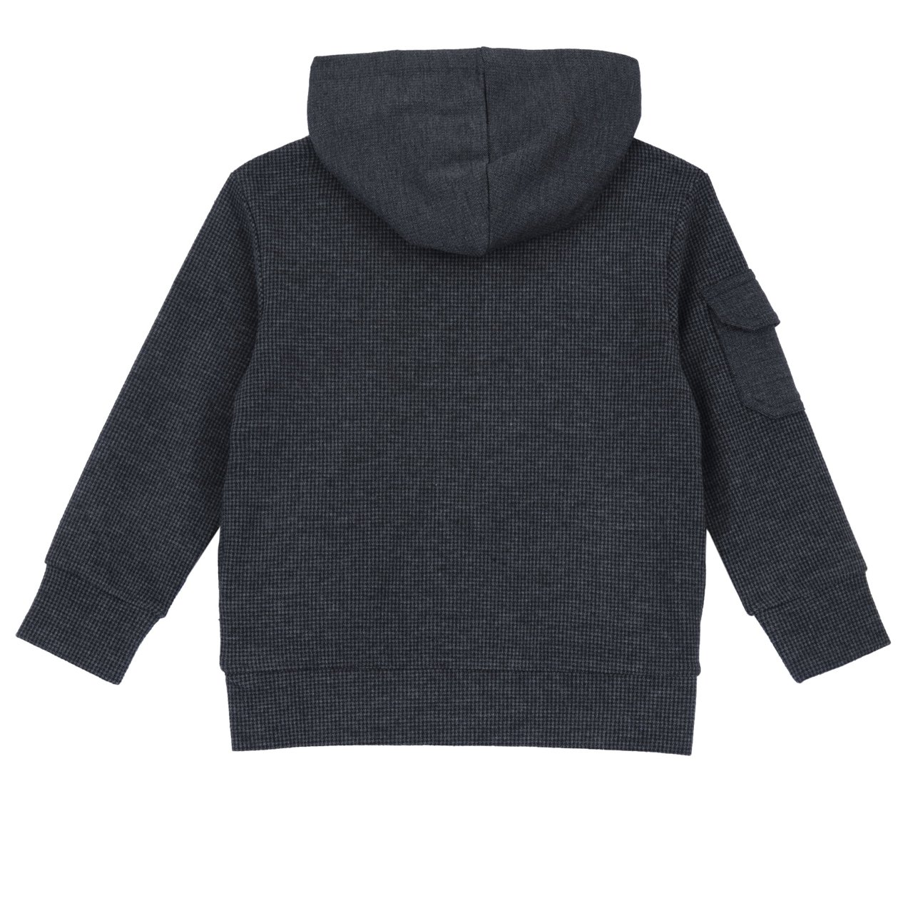 Felpa con cappuccio e zip null - 1