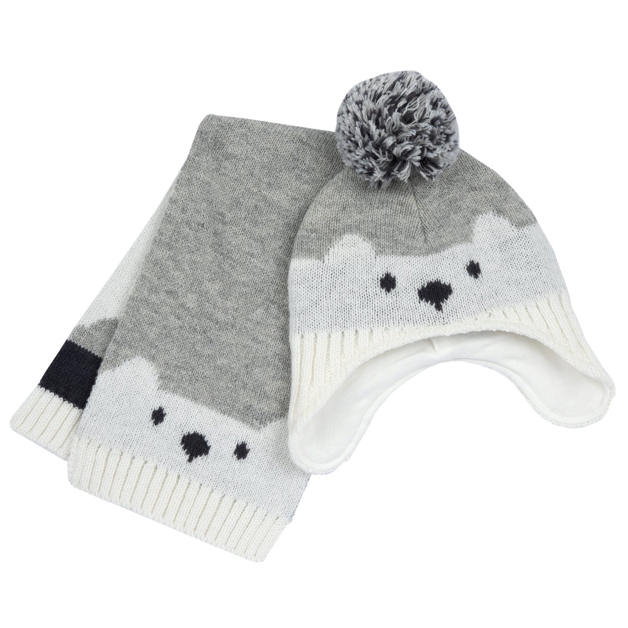 Conjunto de gorro y bufanda Chicco - 0