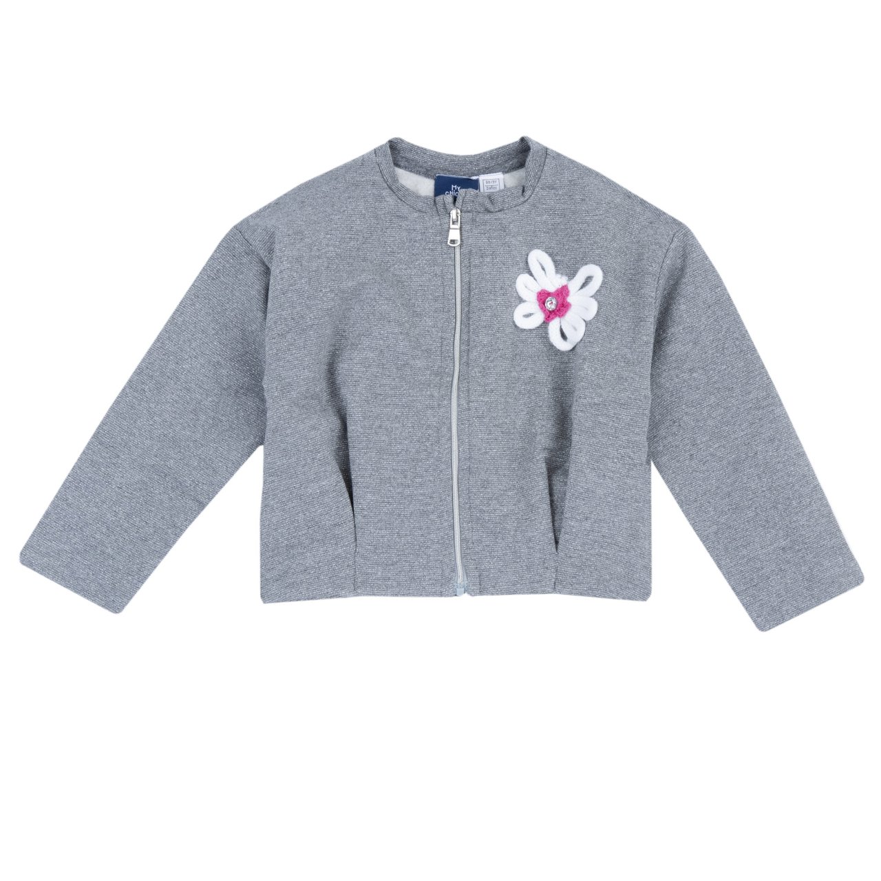 Cardigan felpa con zip null - 0