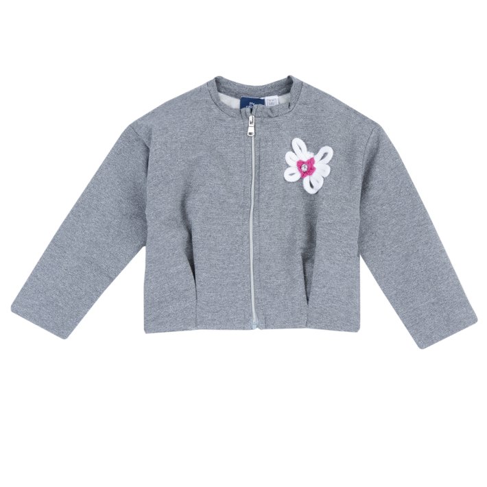 Cardigan felpa con zip