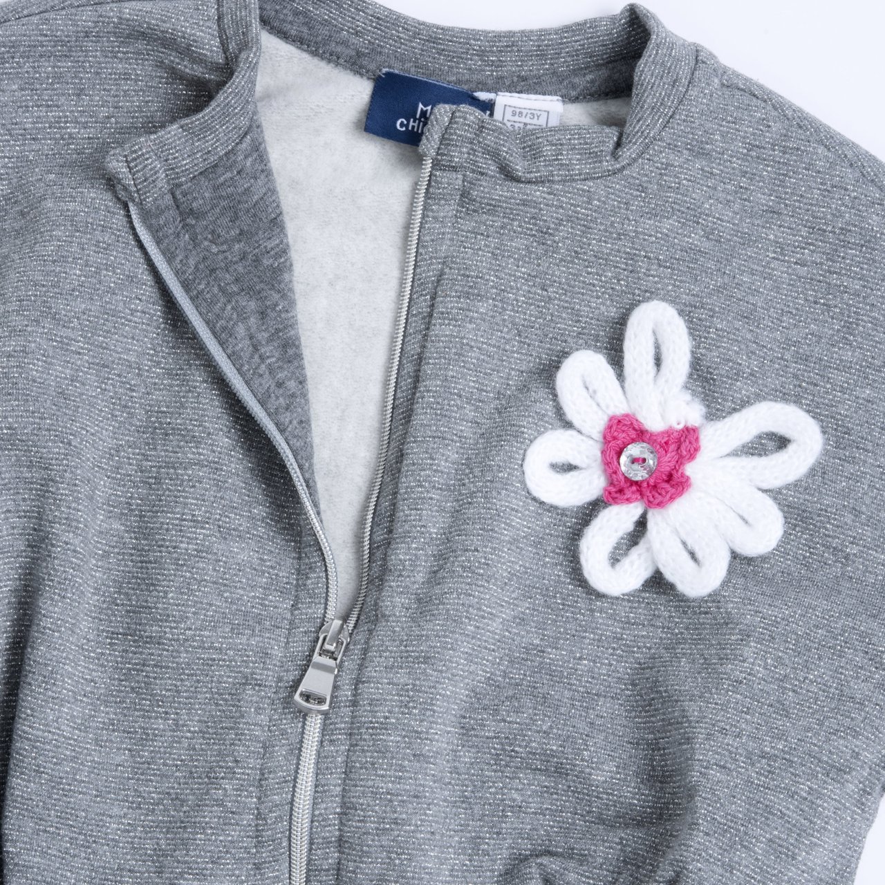 Cardigan felpa con zip null - 1