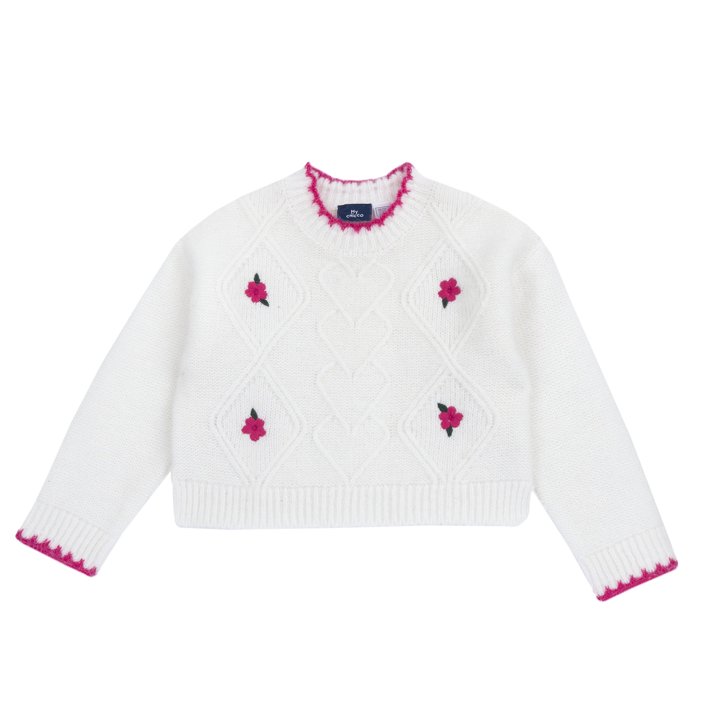 Maglione ricamato