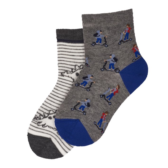 Lot de deux paires de chaussettes 