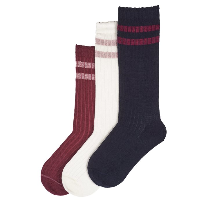 Lot de trois paires de chaussettes