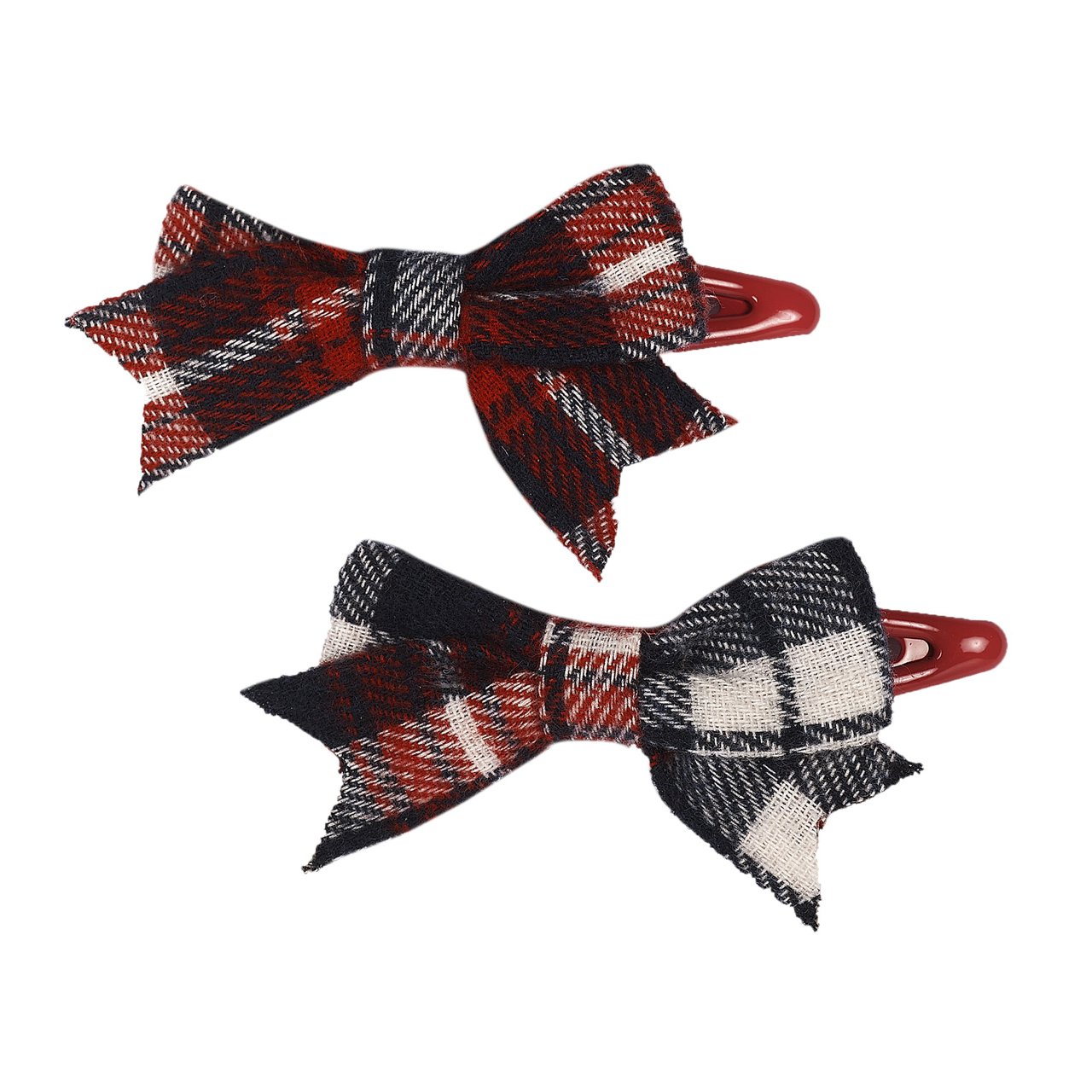 Lot de deux pinces à cheveux en tissu Chicco - 0