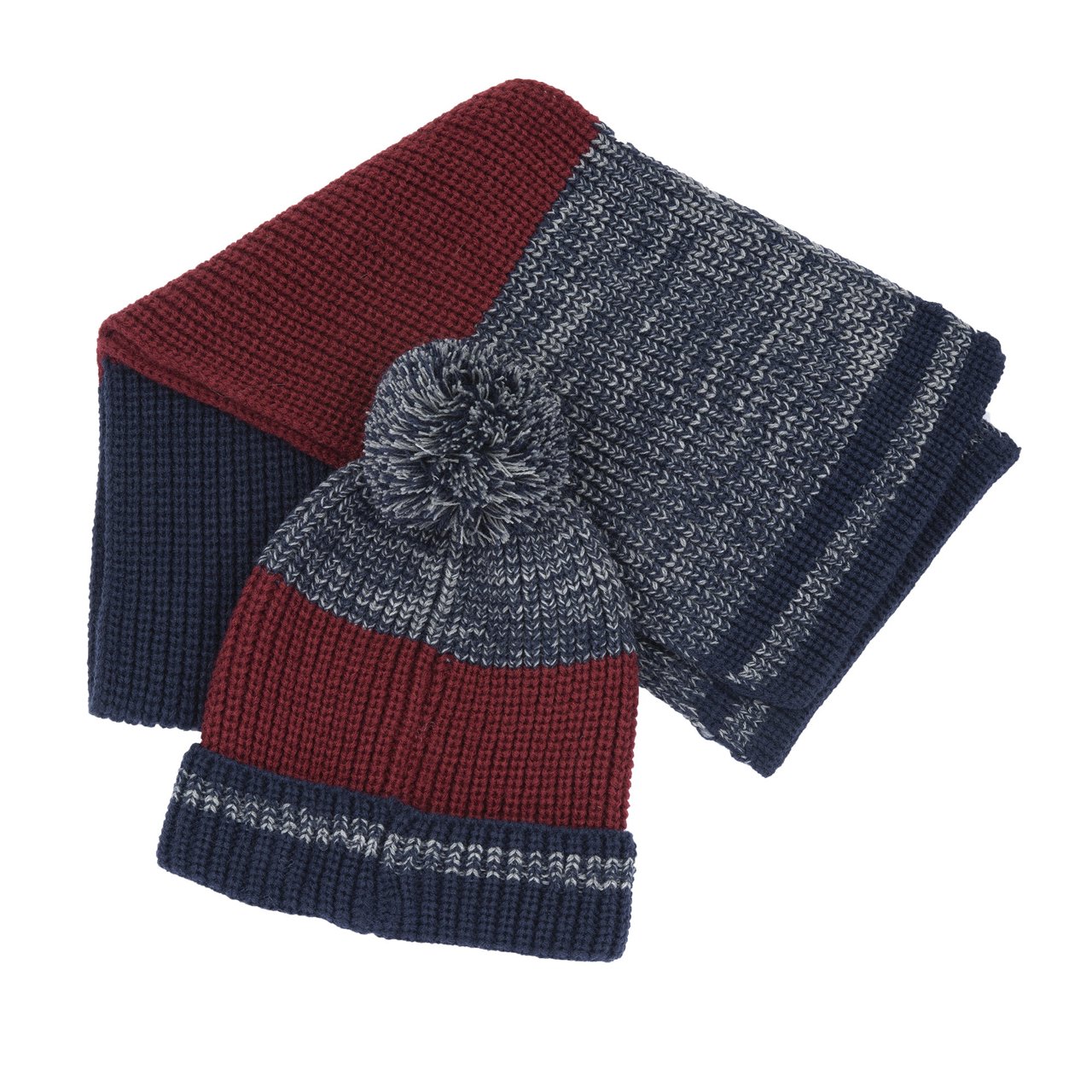Ensemble bonnet et écharpe tricolore  Chicco - 1