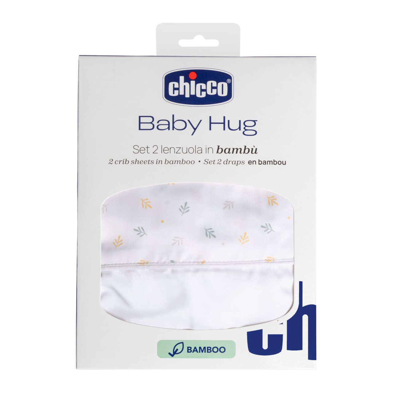 Set Lenzuola in Bambù per Baby Hug - 2pz Chicco - 0